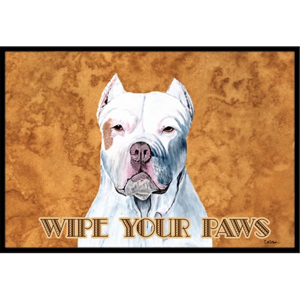 Carolines Treasures 18 x 27 in. Pit Bull Indoor & Outdoor Doormat CA65372 - main